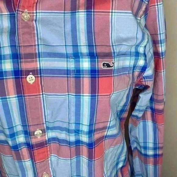 Vineyard Vines Men's Long Sleeve Button Down Slim Fit Tucker Shirt Size Small - Picture 2 of 6